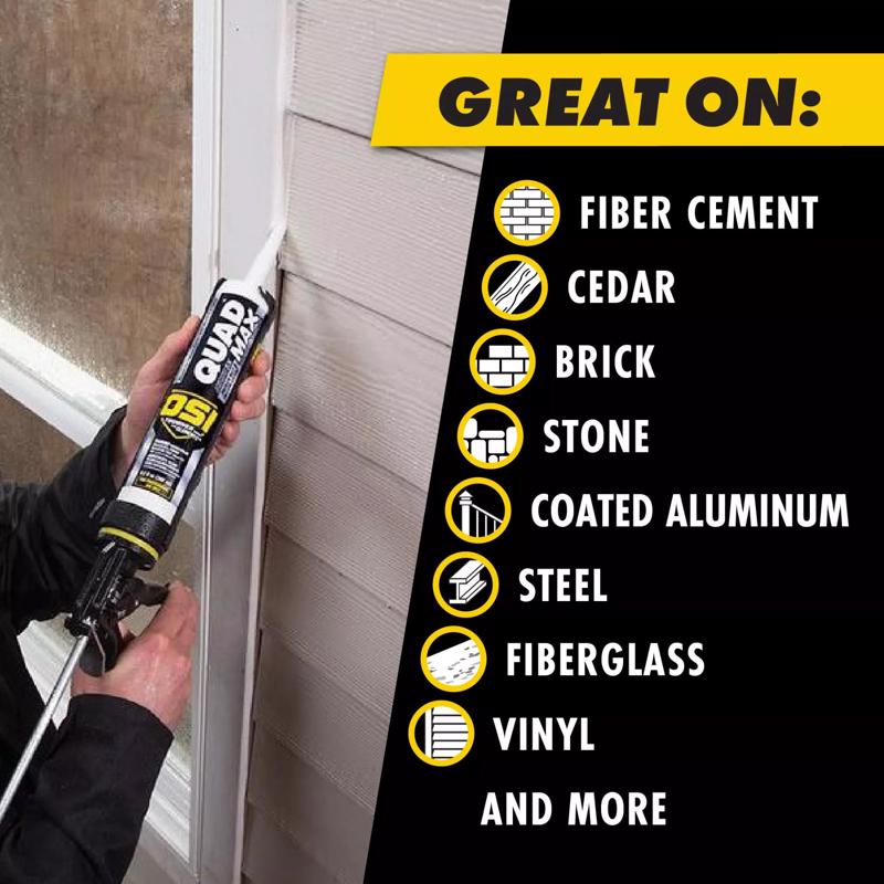 OSI Quad Max Desert Stone Elastomeric Polymers Caulk Sealant 9.5 oz