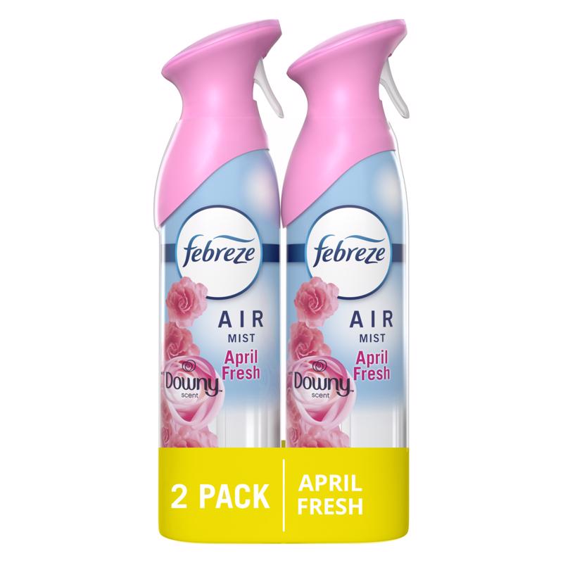 Febreze April Fresh Scent Air Freshener Spray Aerosol 2 pk