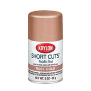 Krylon Short Cuts High-Gloss Rose Gold Craft Spray Paint 3 oz