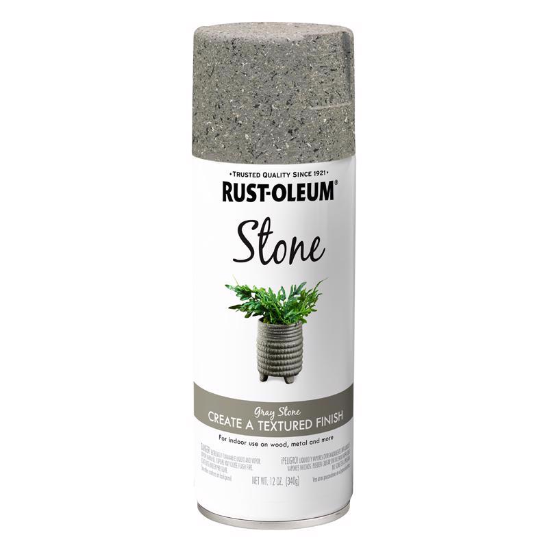 Rust-Oleum Stone Effect Gray Stone Spray Paint 12 oz