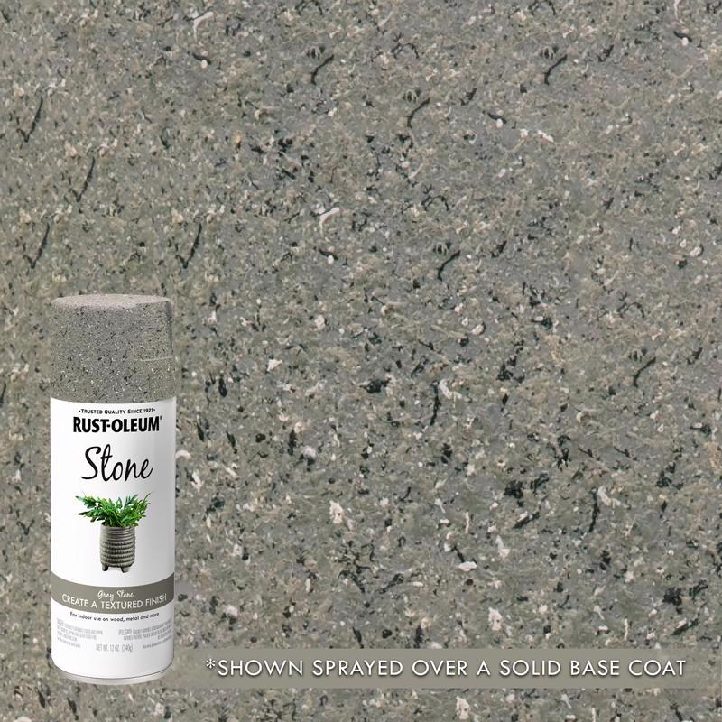 Rust-Oleum Stone Effect Gray Stone Spray Paint 12 oz