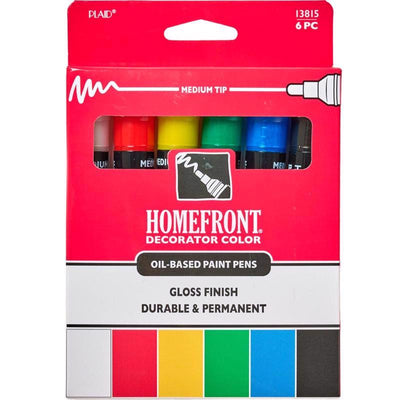 Homefront Multi Color Paint Pen Exterior and Interior 6 pc