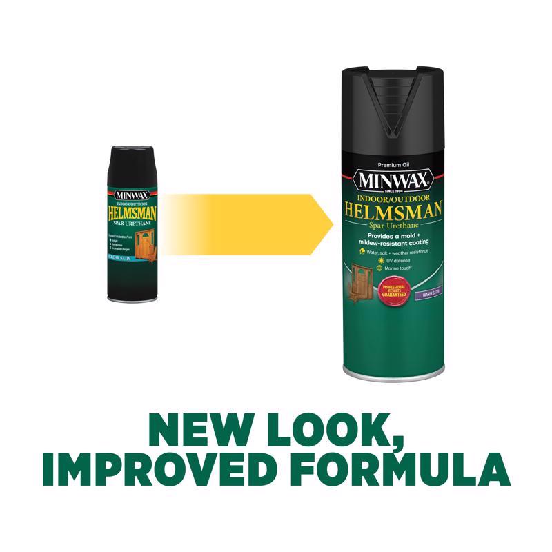 Minwax Helmsman Semi-Gloss Clear Solvent-Based Spar Urethane 11 oz