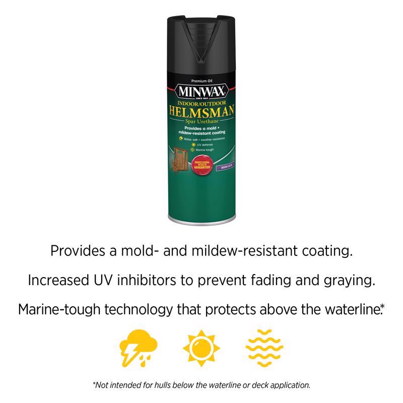 Minwax Helmsman Semi-Gloss Clear Solvent-Based Spar Urethane 11 oz