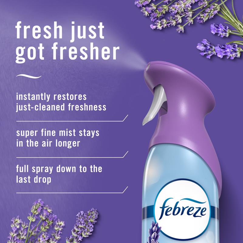 Febreze Twilight Lavender Scent Air Freshener 8.1 oz Aerosol