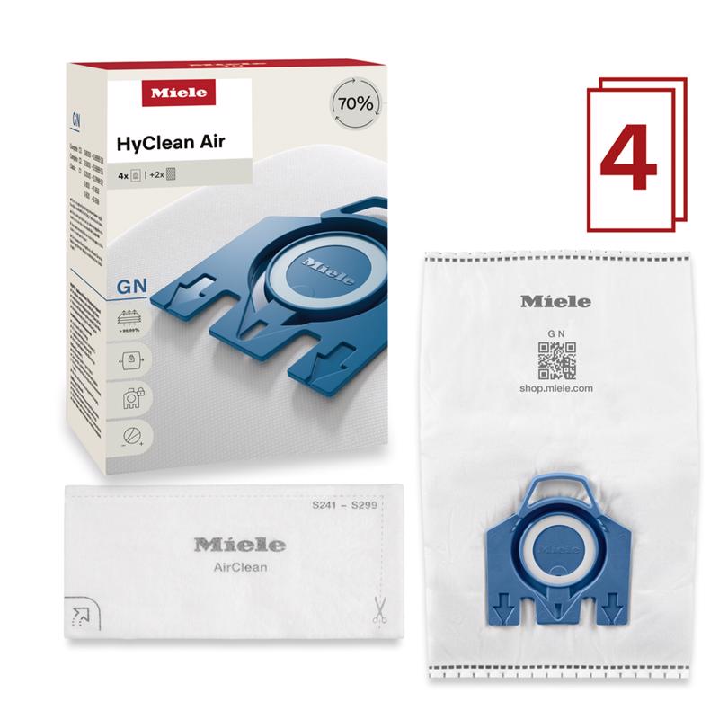 Miele GN Canister Vacuum Bags For Classic C1, Complete C2, and Complete C3