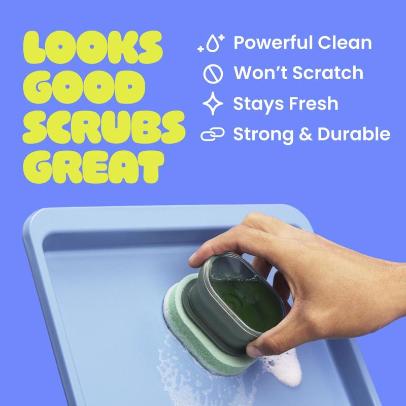Scotch-Brite Medium Duty Dish Scrubber w/Stand For All Purpose