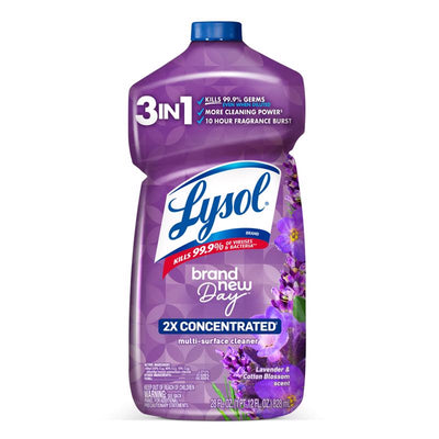 Lysol Brand New Day Lavender and Cotton Blossom Scent Concentrated Multi-Surface Cleaner Liquid 28 o
