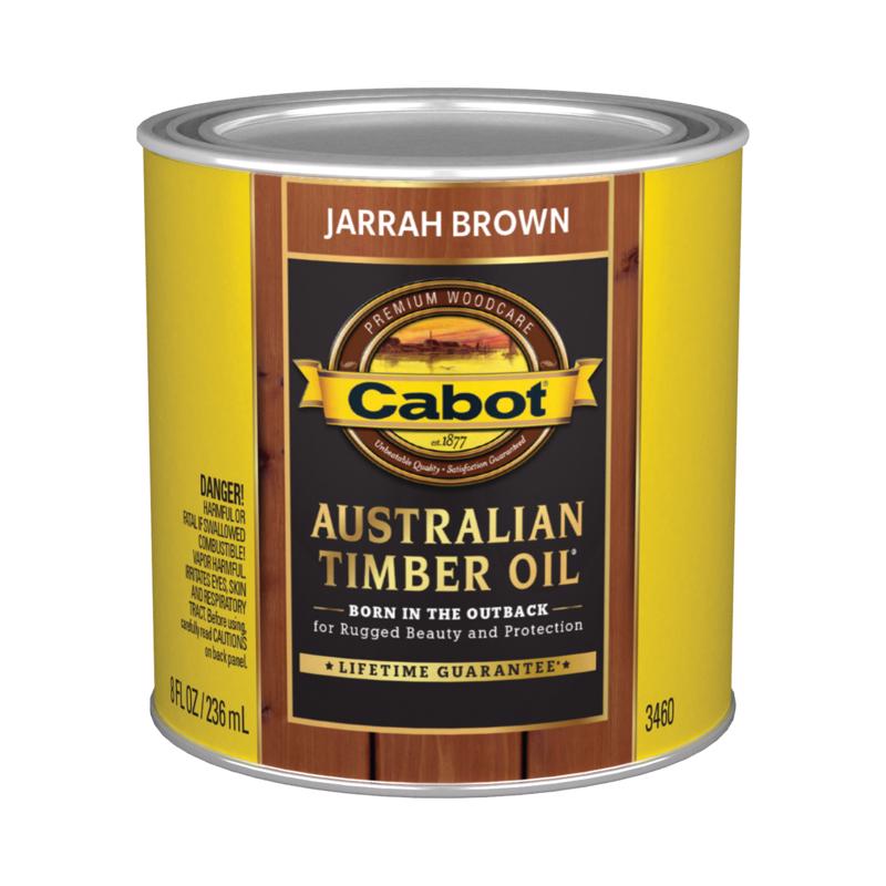 Cabot Transparent Jarrah Brown Australian Timber Oil 0.5 pt