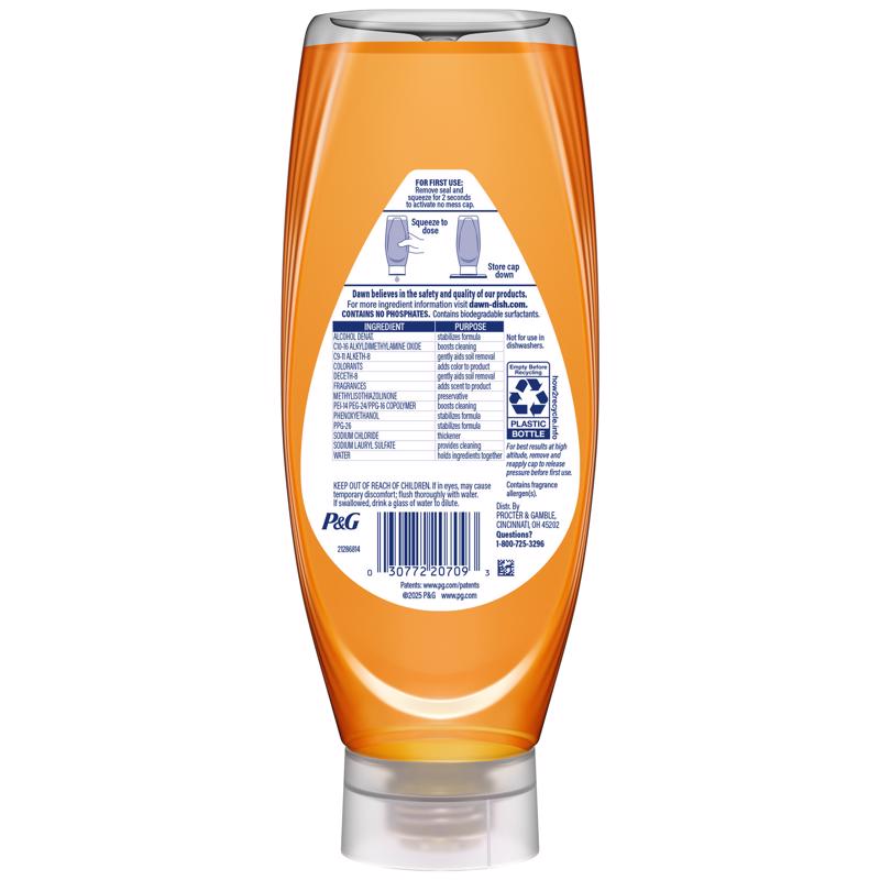 Dawn Orange Scent Liquid Dish Soap 22 oz