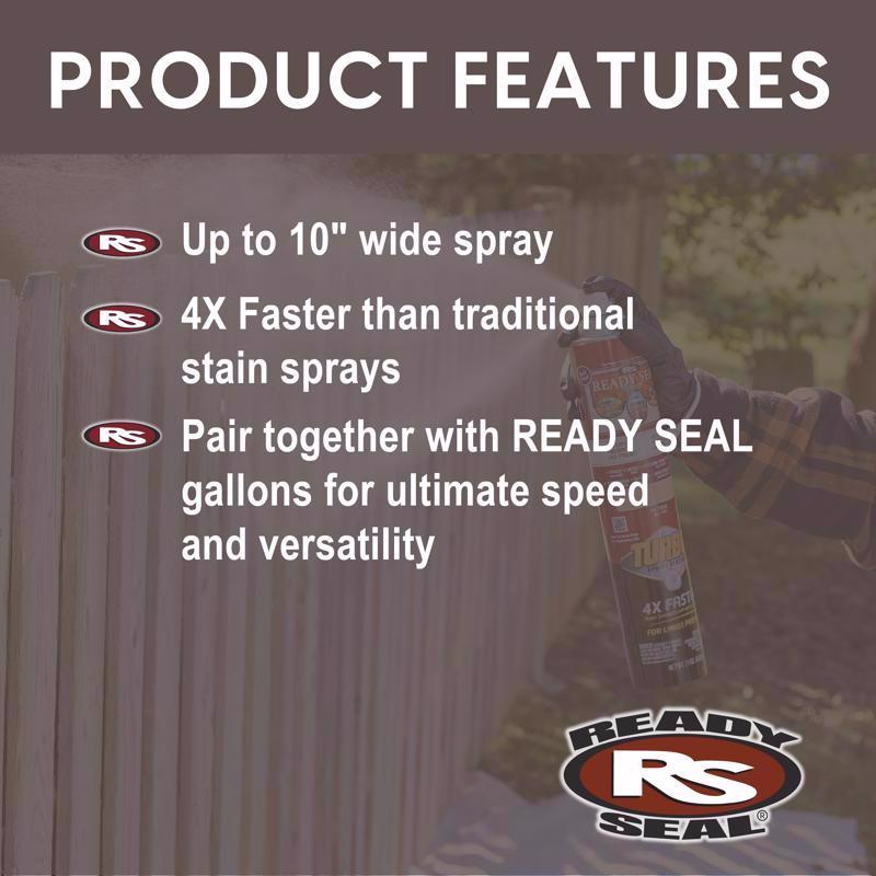 Ready Seal Turbo Spray Pecan Wood Stain 24 oz