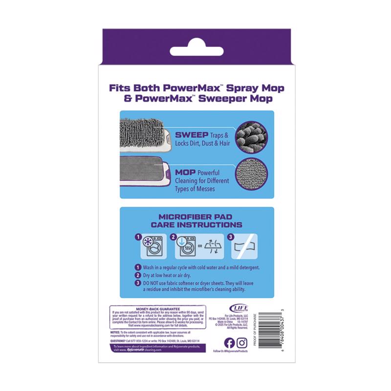 Rejuvenate PowerMax Wet and Dry Microfiber Pad