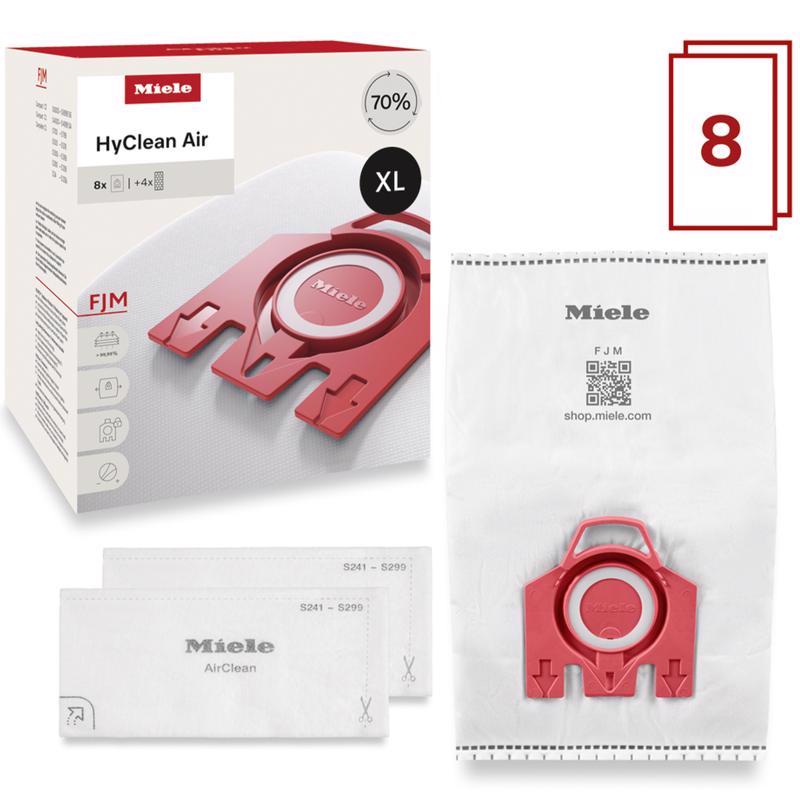 Miele FJM HyClean Air Canister Vacuum Bags 8 pk