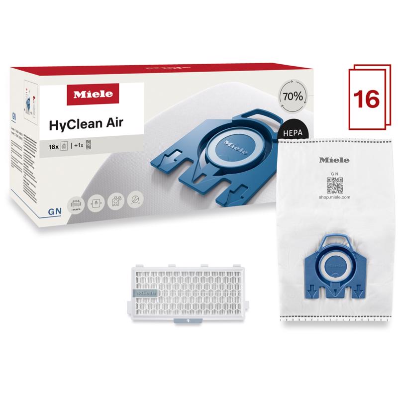 Miele Hyclean Air Canister Vacuum Bags 16 pk