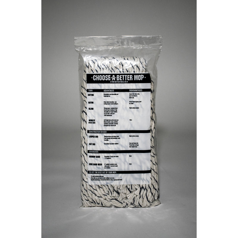 Elite Mops and Brooms #12 Cut End Cotton Mop Refill