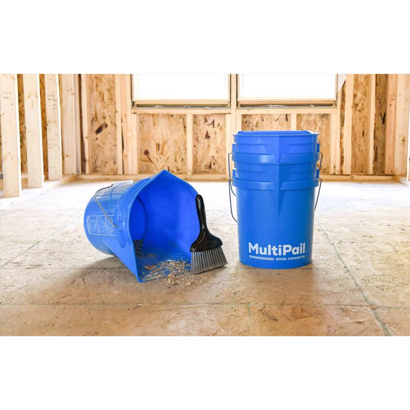 Edge Concepts MultiPail Blue 5 gal Plastic Bucket