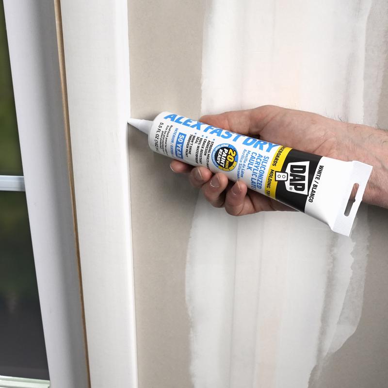 DAP Alex Fast Dry White Acrylic Latex Caulk 5.5 fl. oz.