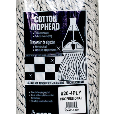 Elite Mops and Brooms #20 Cut End Cotton Mop Refill