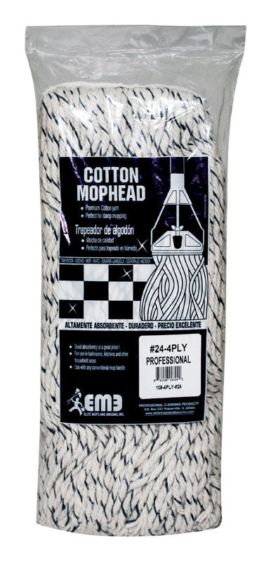 Elite Mops and Brooms #24 Cut End Cotton Mop Refill