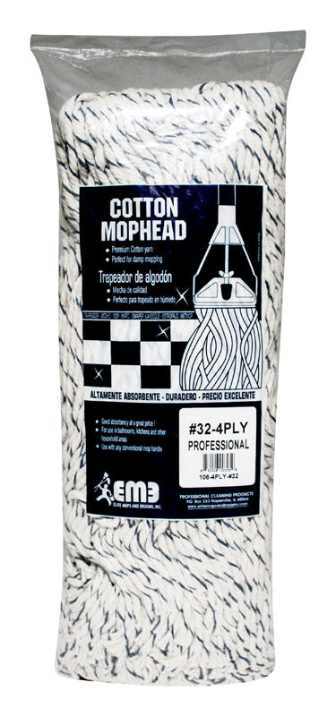 Elite Mops and Brooms #32 Cut End Cotton Mop Refill