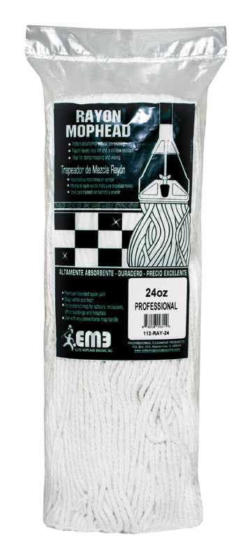 Elite Mops and Brooms 24 oz Cut End Rayon Mop Refill