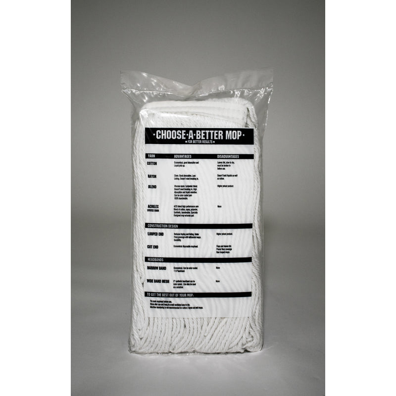 Elite Mops and Brooms 24 oz Cut End Rayon Mop Refill
