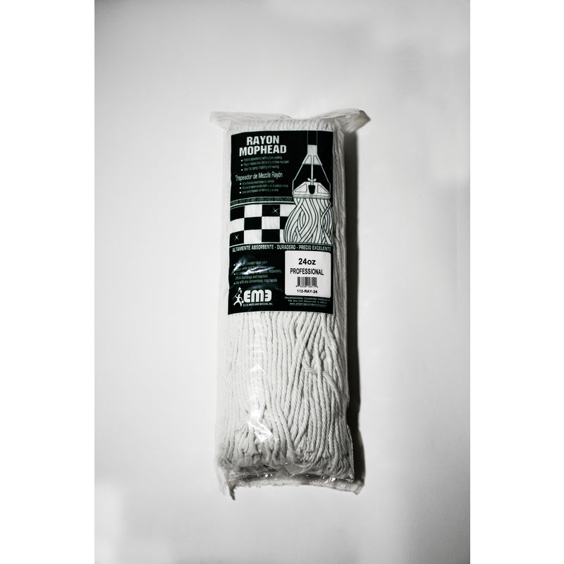 Elite Mops and Brooms 24 oz Cut End Rayon Mop Refill