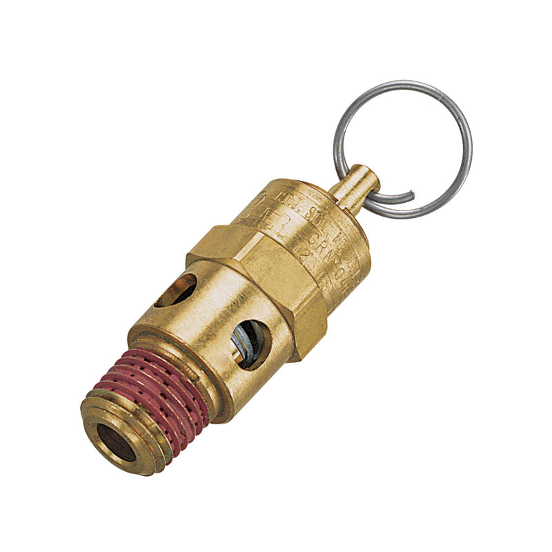 Tru-Flate Brass Safety Valve 1/4 in. Male