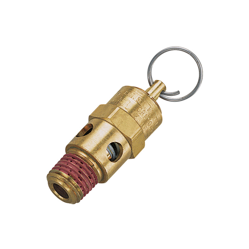 Tru-Flate Brass Safety Valve 1/4 in. Male