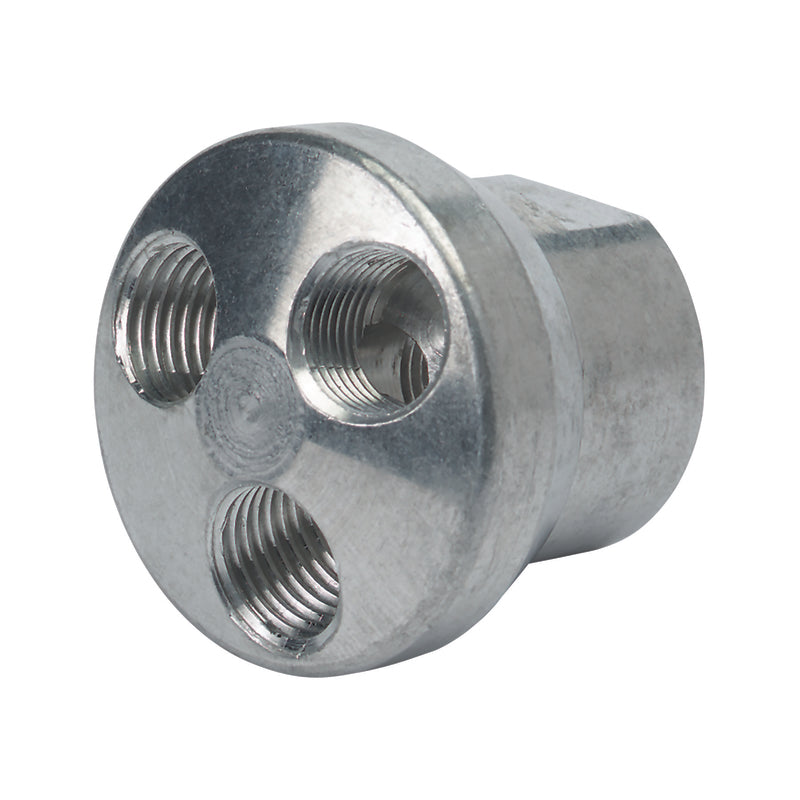 Tru-Flate 3-In-One Brass 3-Way Manifold 1/4 in.