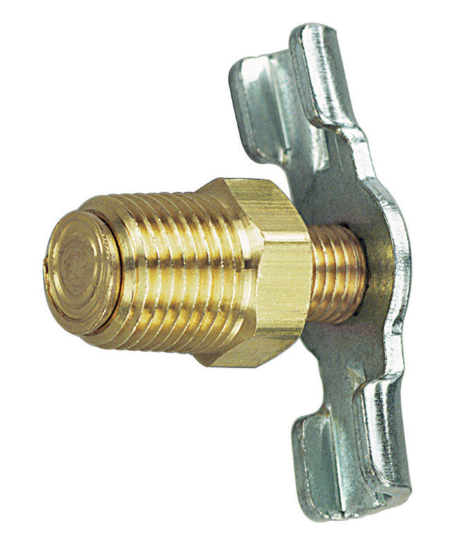 Tru-Flate Steel Drain Cock 1/4 in. Male