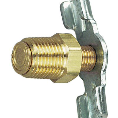 Tru-Flate Steel Drain Cock 1/4 in. Male