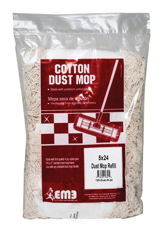 Elite Mops and Brooms Dust Cotton Mop Refill