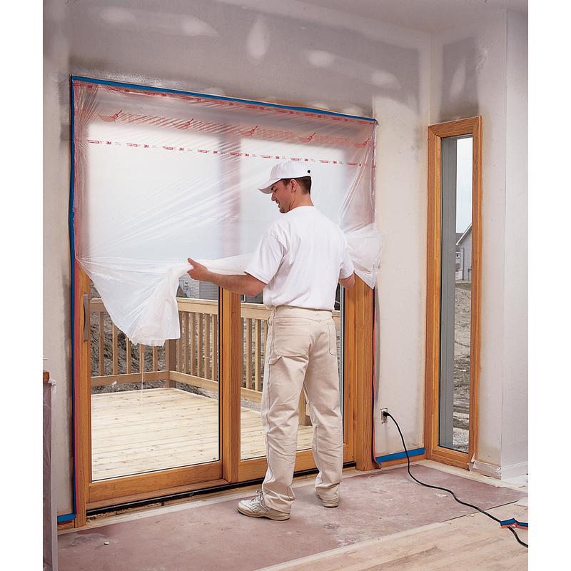 3M Hand-Masker 99 in. W X 90 ft. L X 0.35 mil Plastic Masking Film