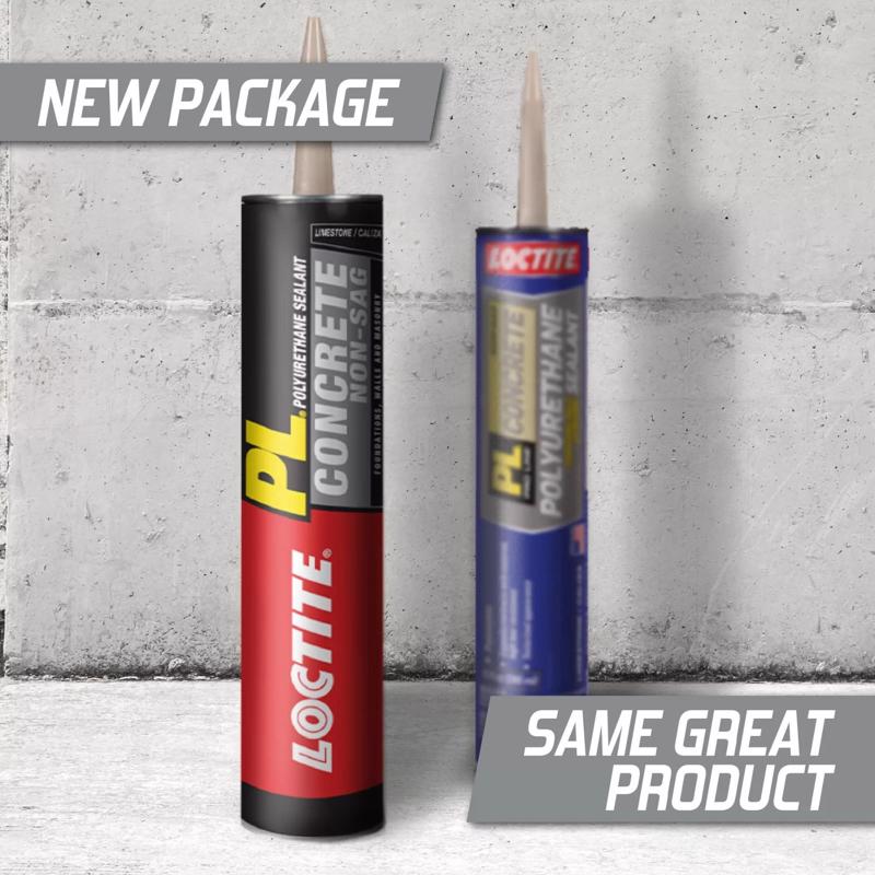Loctite PL Limestone Polyurethane Concrete and Masonry Filler and Sealant 10 oz