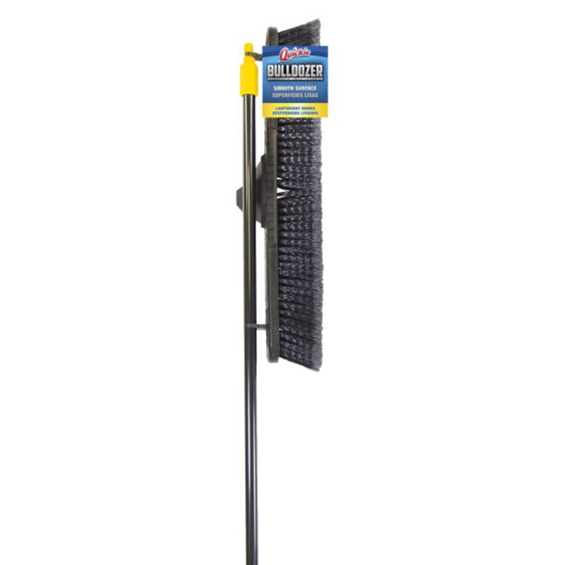 Quickie Bulldozer Polypropylene 24 in. Smooth Surface Push Broom