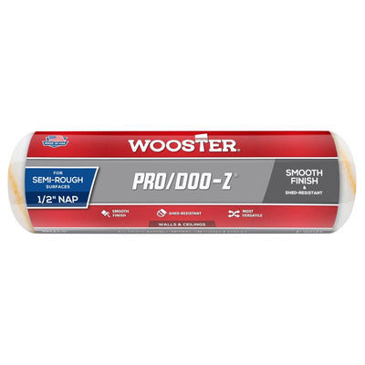 Wooster Pro/Doo-Z Woven Fabric 9 in. W X 1/2 in. Paint Roller Cover