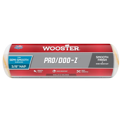Wooster Pro/Doo-Z Woven Fabric 9 in. W X 3/8 in. Paint Roller Cover