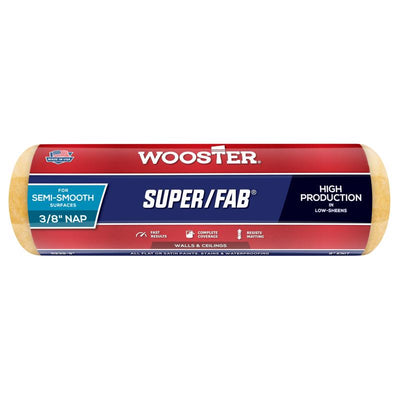 Wooster Super/Fab Knit 9 in. W X 3/8 in. Regular Paint Roller Cover