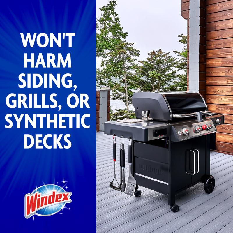 Windex No Scent Outdoor Glass Cleaner 32 oz Liquid