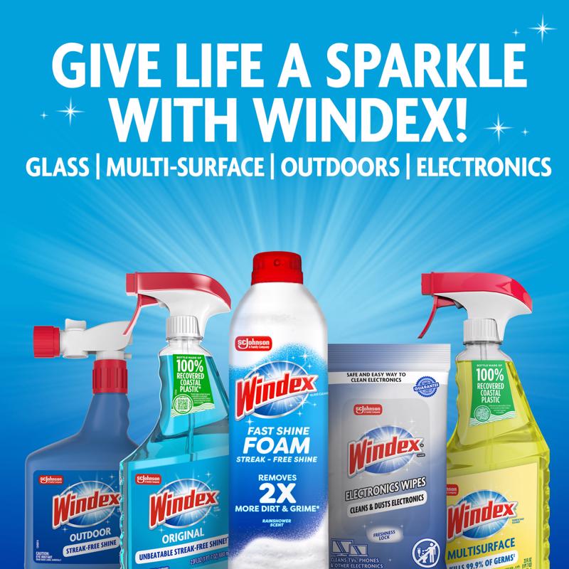 Windex No Scent Outdoor Glass Cleaner 32 oz Liquid