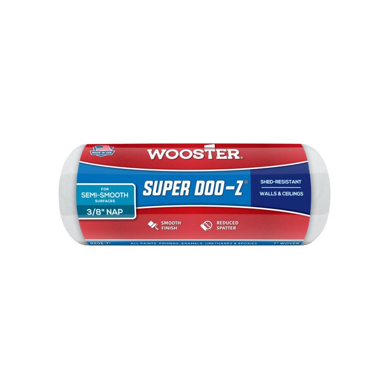 Wooster Super Doo-Z Fabric 7 in. W X 3/8 in. Regular Paint Roller Cover
