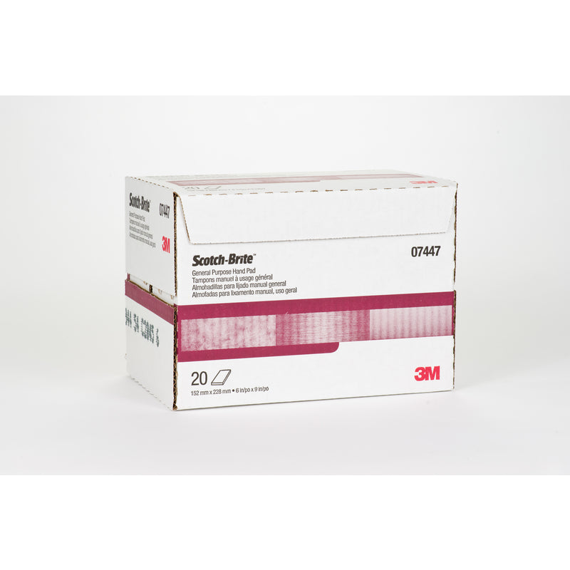 3M Synthetic Fibers Medium Duty Scrubbing Pad For Multi-Purpose 9 in. L 20 pk