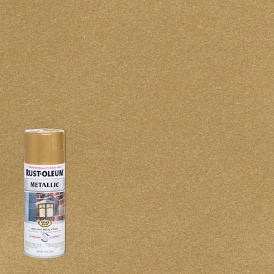 Rust-Oleum Stops Rust Metallic Gold Rush Metallic Spray Paint 11 oz