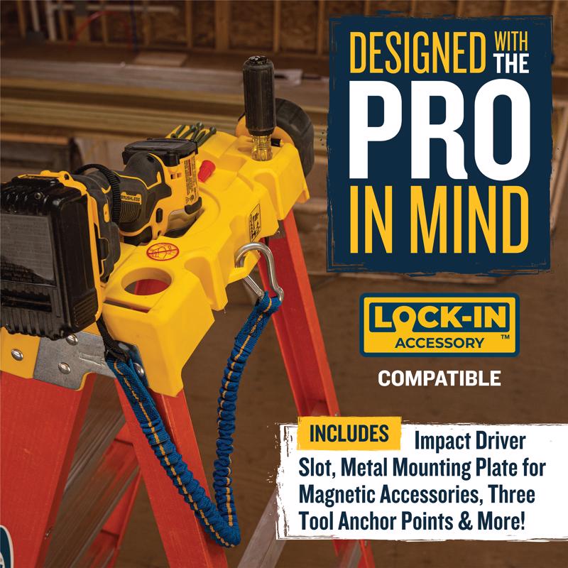 Werner 12 ft. H Fiberglass Step Ladder Type IA 300 lb. capacity