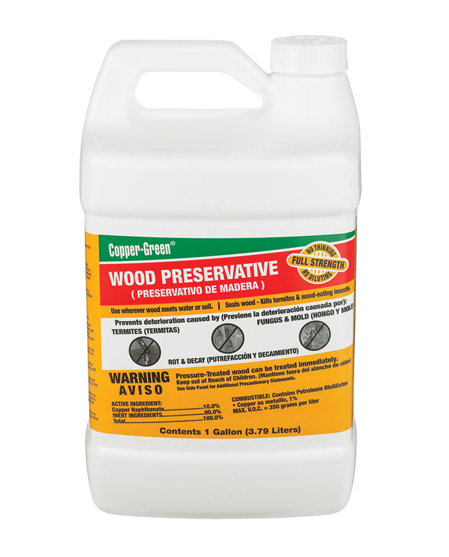 Copper Green Flat Green Solvent-Based Wood Preservative 1 gal