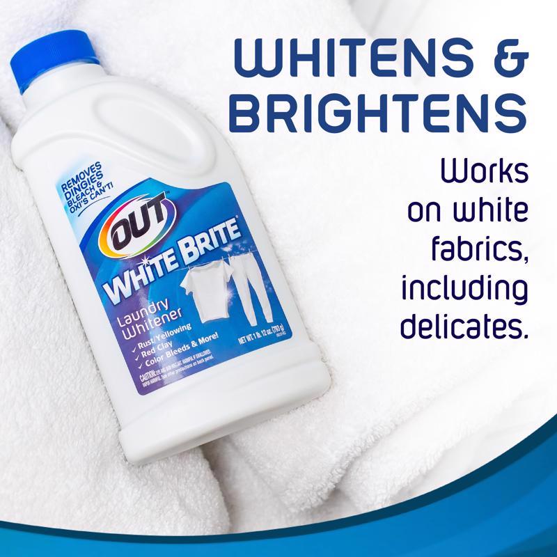 OUT White Brite No Scent Laundry Whitener Powder