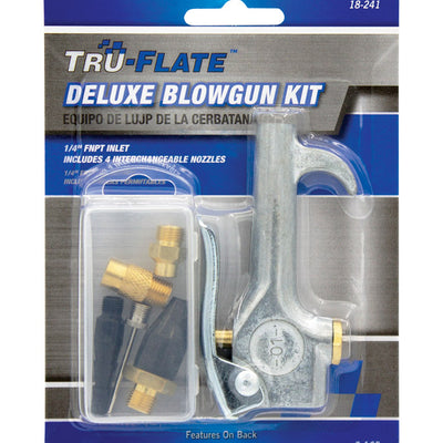 Tru-Flate Steel Air Blow Gun Safety Lever 1/4 in. NPT