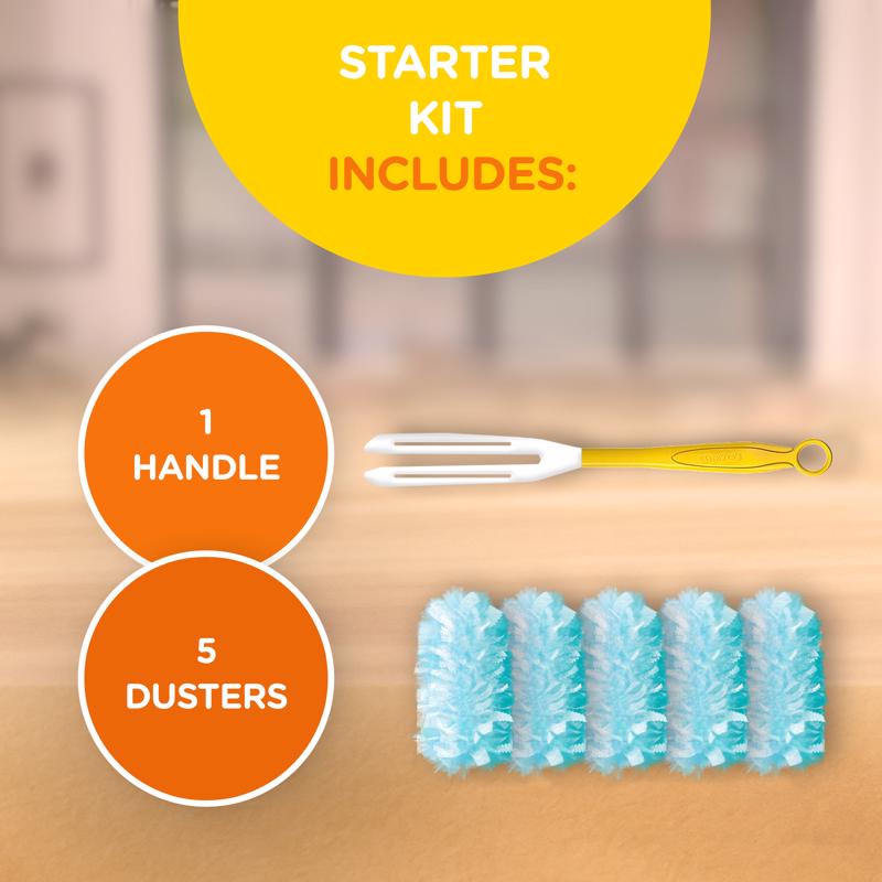 Swiffer Duster Microfiber Duster Kit 2.38 in. W X 6 in. L 5 pk