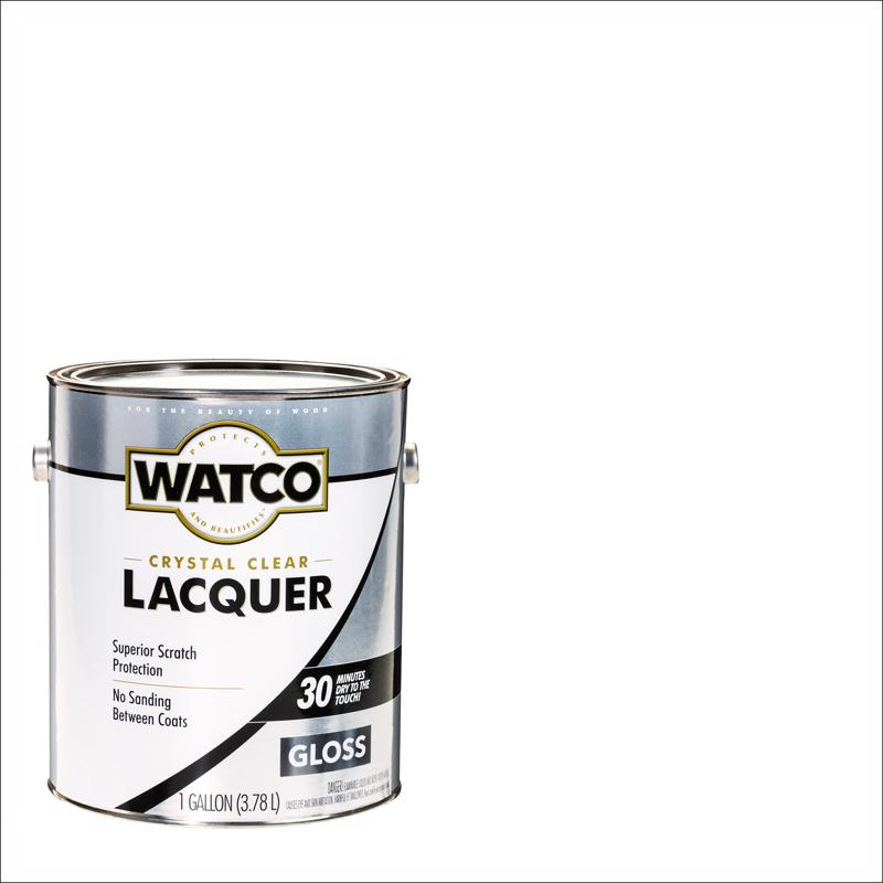 WATCO Gloss Clear Oil-Based Alkyd Wood Finish Lacquer 1 gal